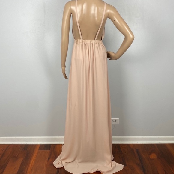 SHOW ME YOUR MUMU PINK OPEN BACK MAXI DRESS - Picture 10 of 11